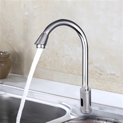 Automatic Kitchen Faucet With Stream Default